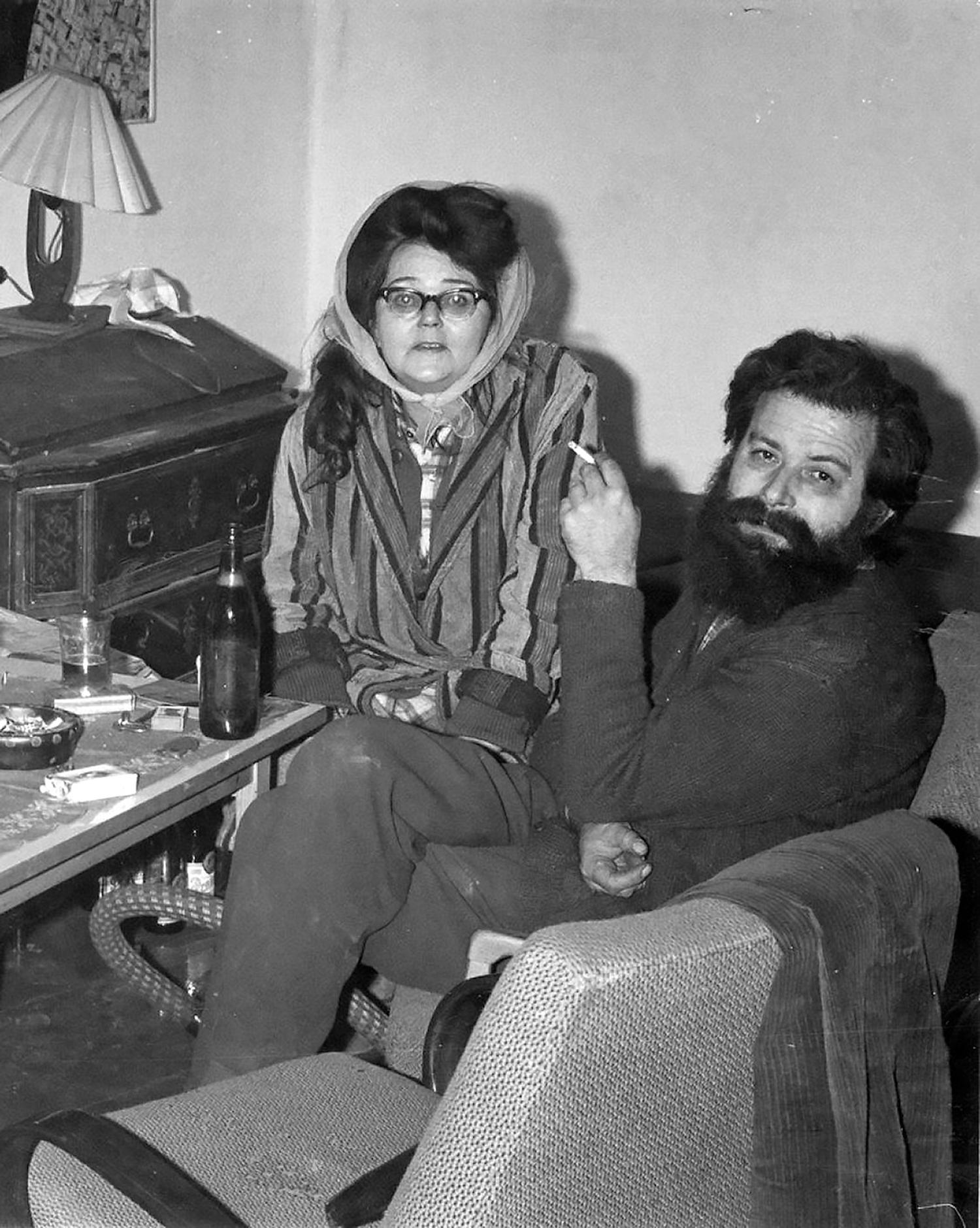 Míla Doleželová s Jiřím Marešom.