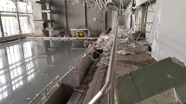 Plaváreň v Mariupole slúžila ako kryt pre ženy a deti, neskôr bola zničená ruským vojskom