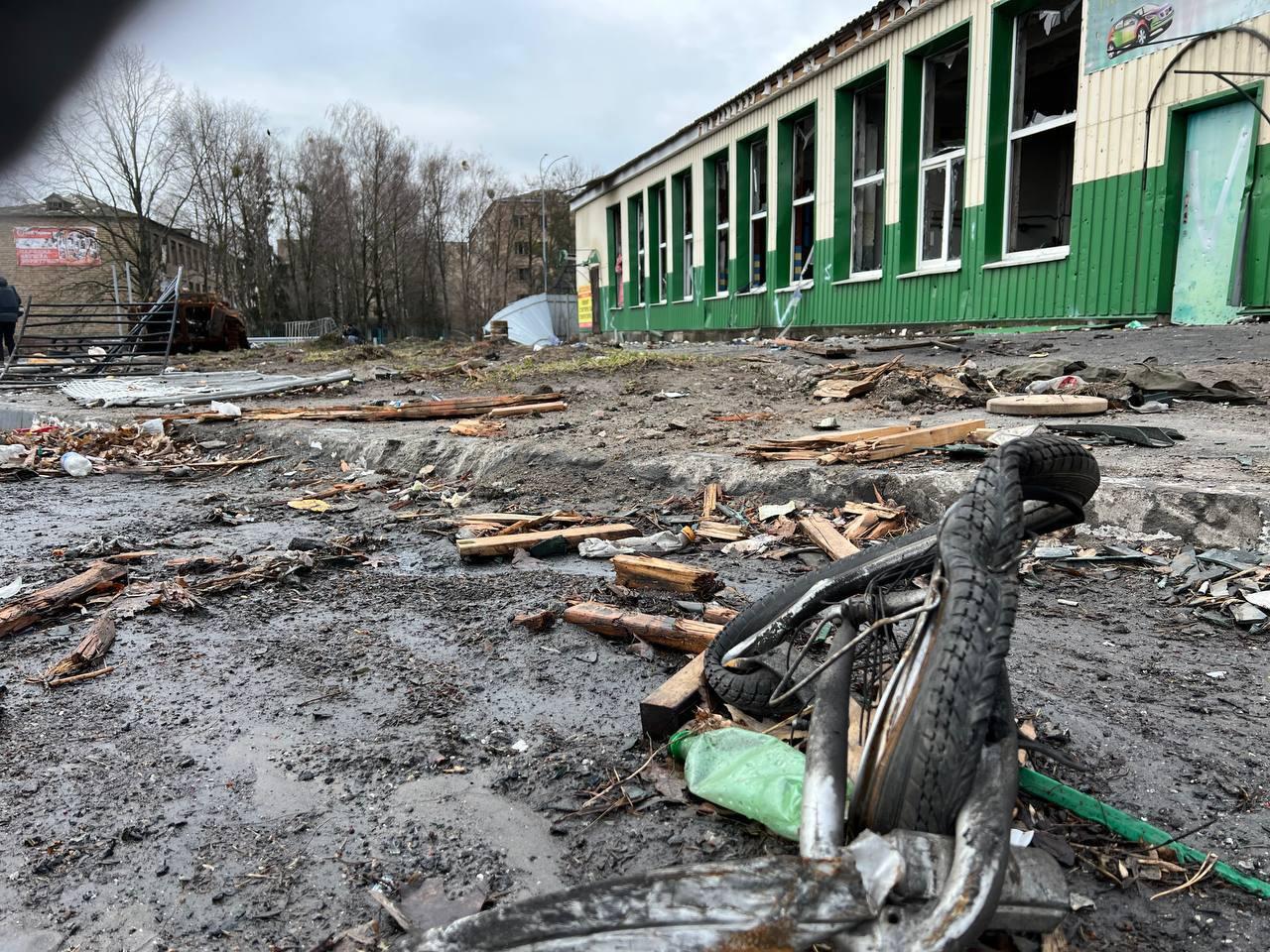 Borodianka po ostreľovaní