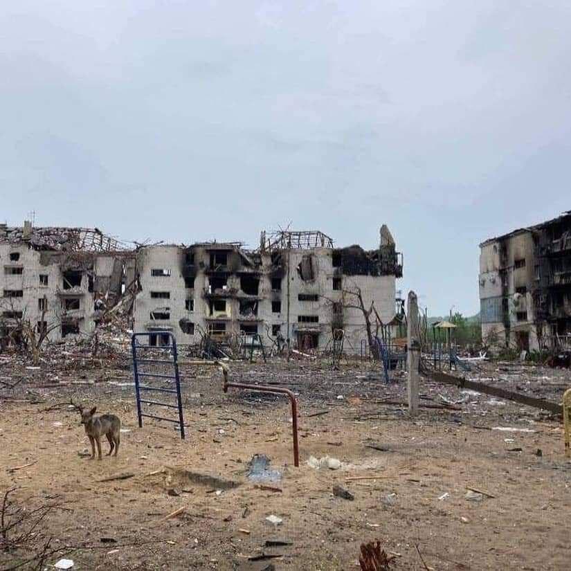 Luhanská oblasť. Následky ostreľovania ruskou armádou