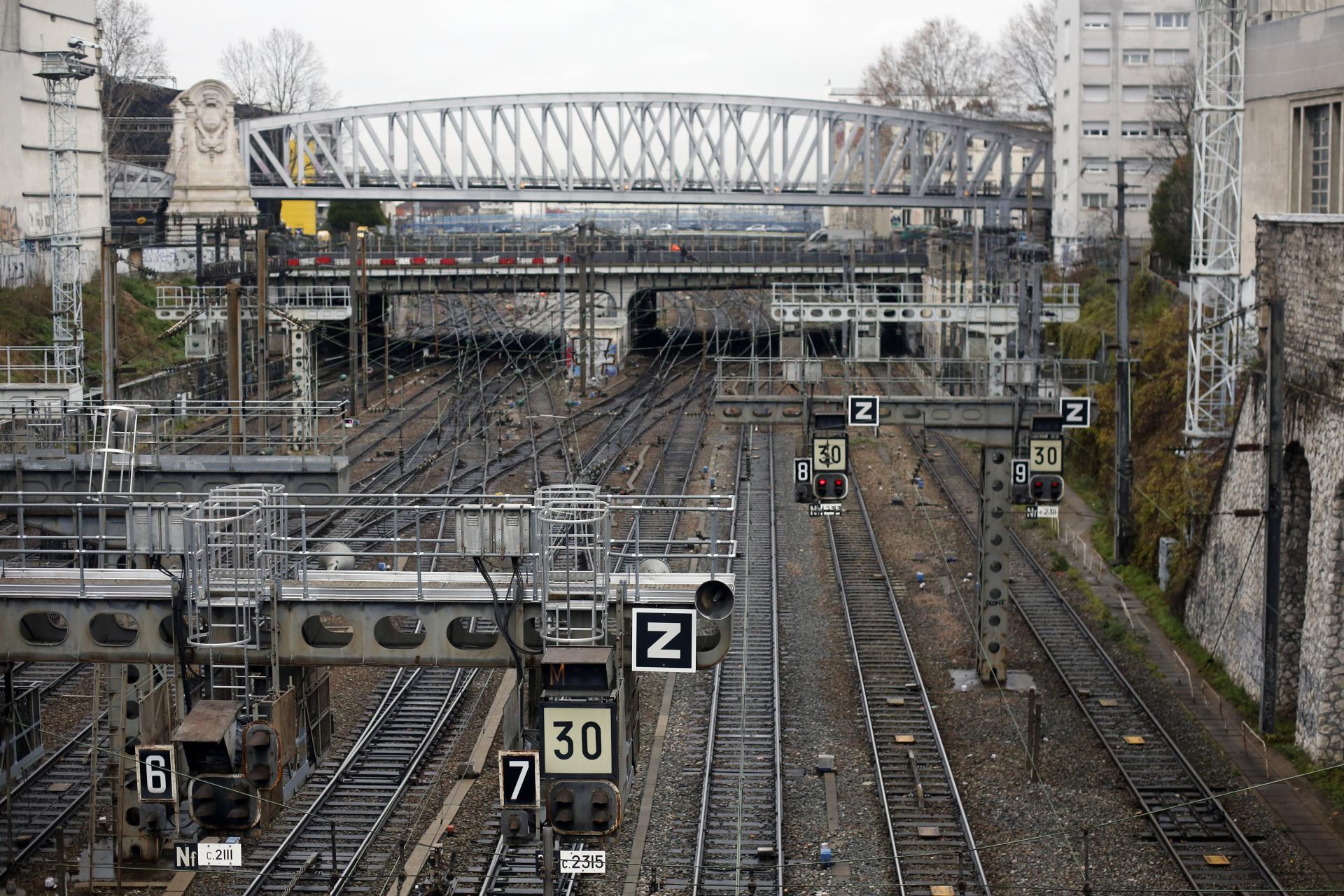 11. december 2019 Paríž, Francúzsko: Prázdne nádražie na železničnej stanici Gare de l'Est. Železničiari štrajkujú proti dôchodkovej reforme.