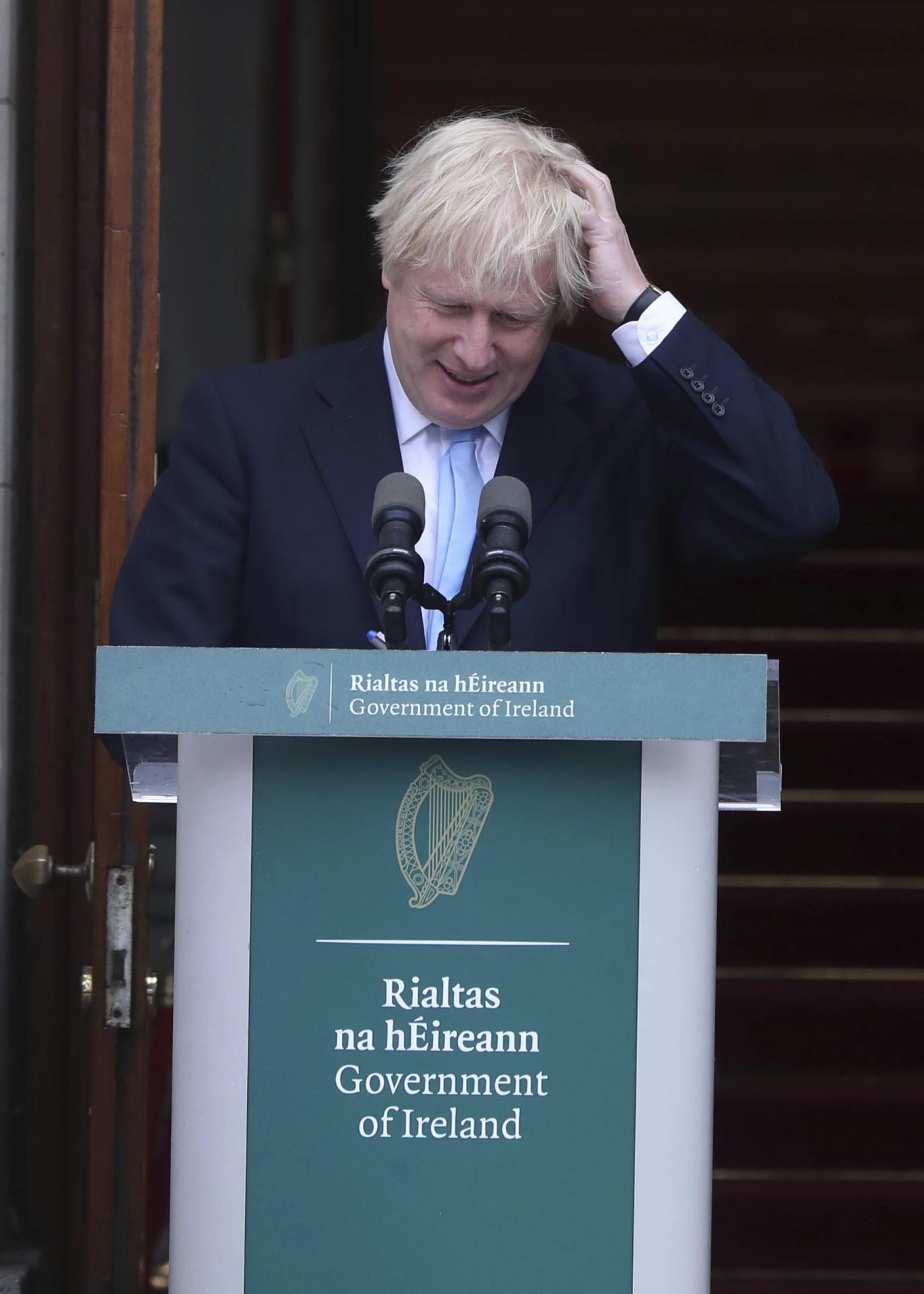 Britský premiér Boris Johnson.