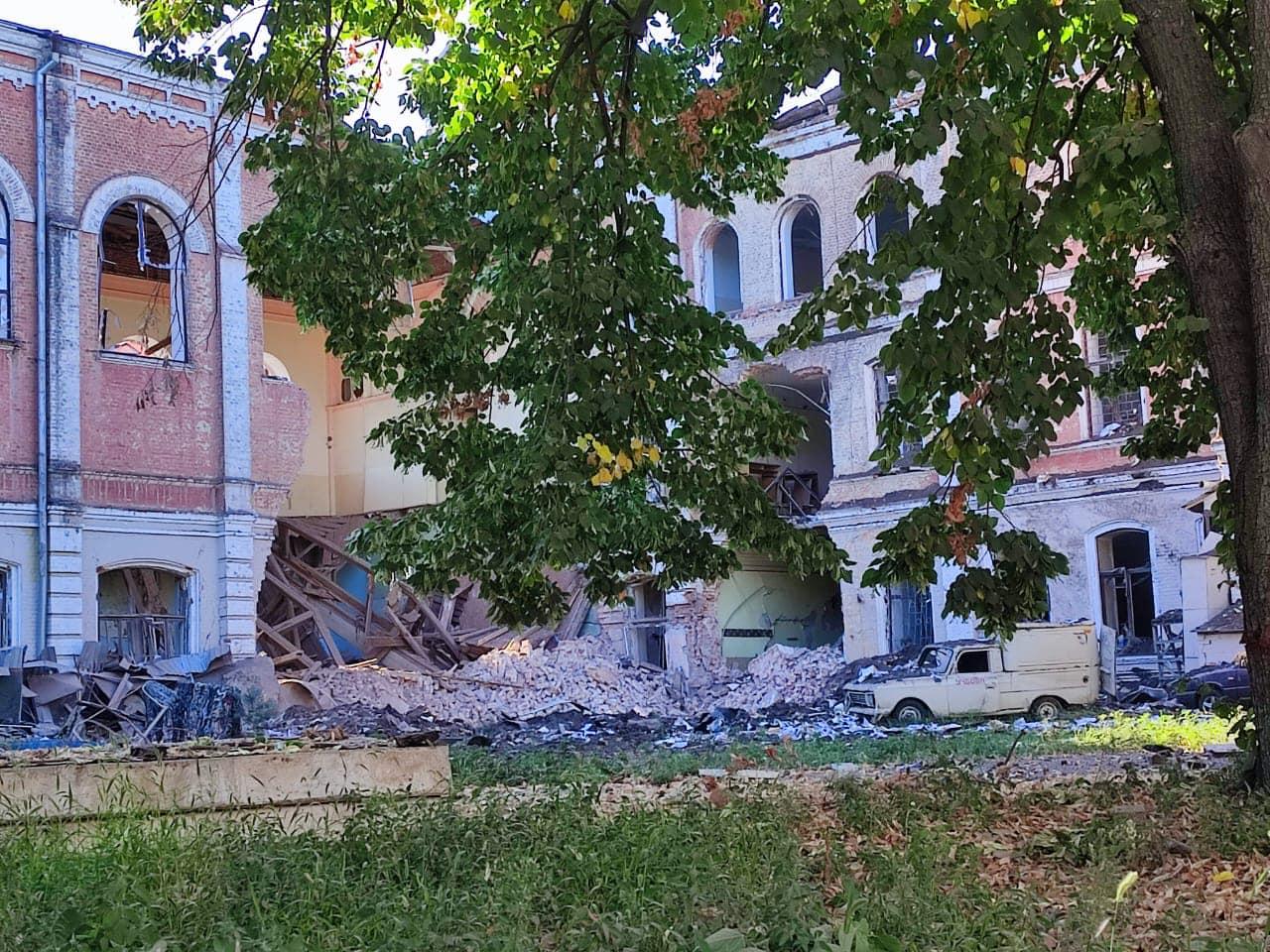 V Charkove je ďalšia zničená edukačná budova