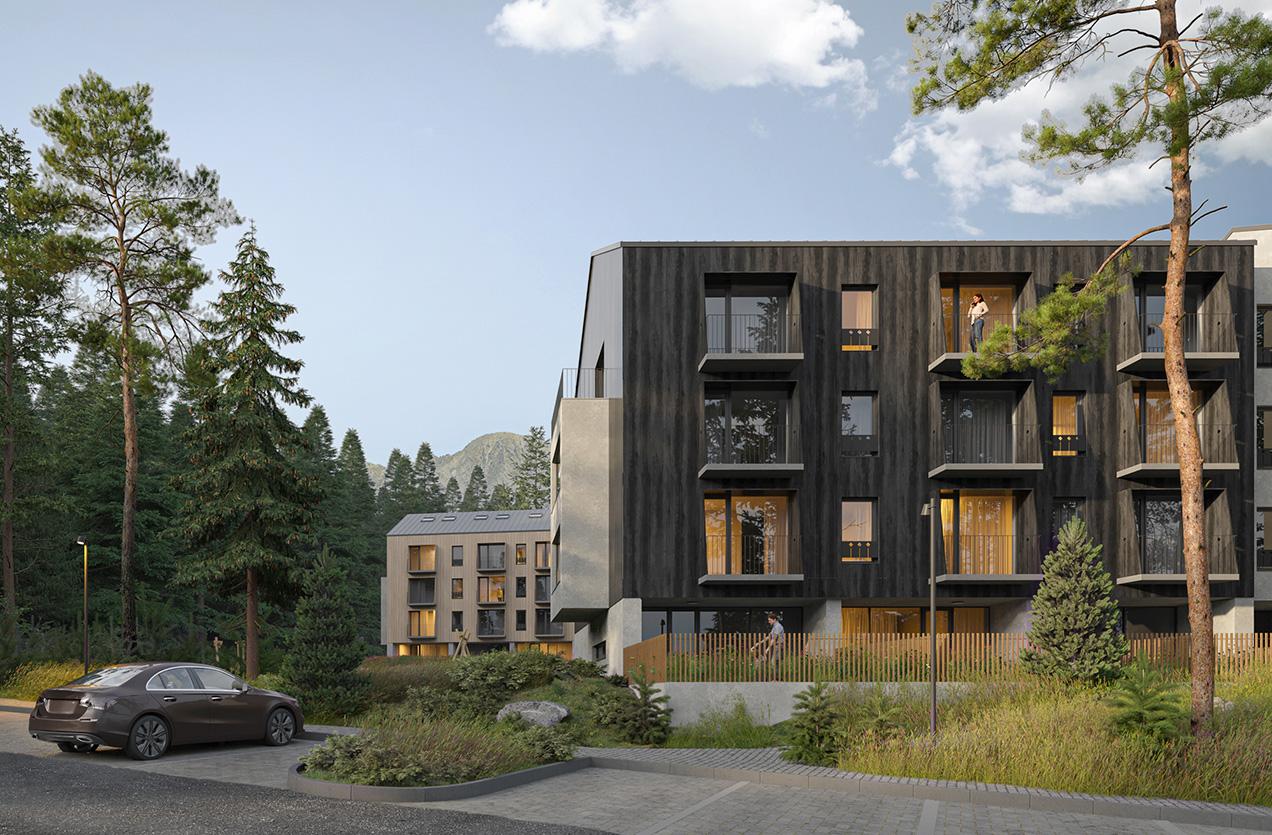 Vizualizácia rezortu.