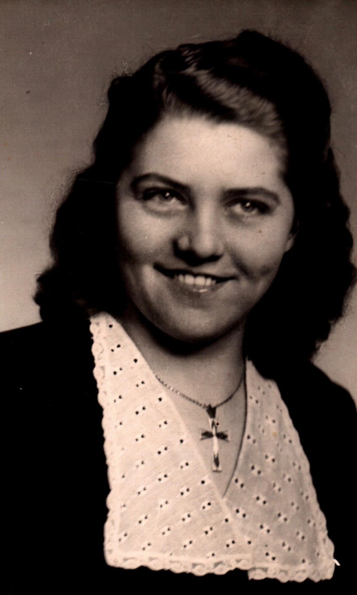 Margita Hanzelová v 40. rokoch. 