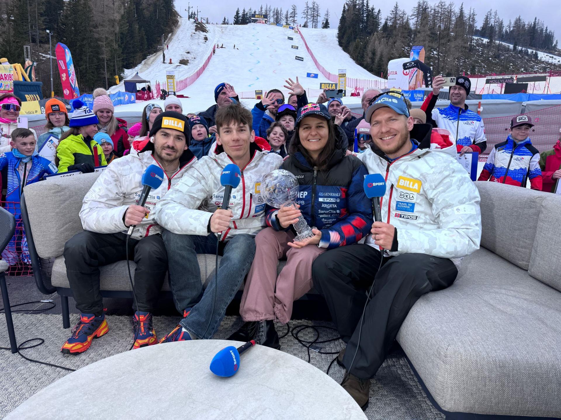 Bratia Žampovci a Zrinka Ljutić na BILLA ŽAMPA CUP-e 2025, 10. ročníku pretekov.