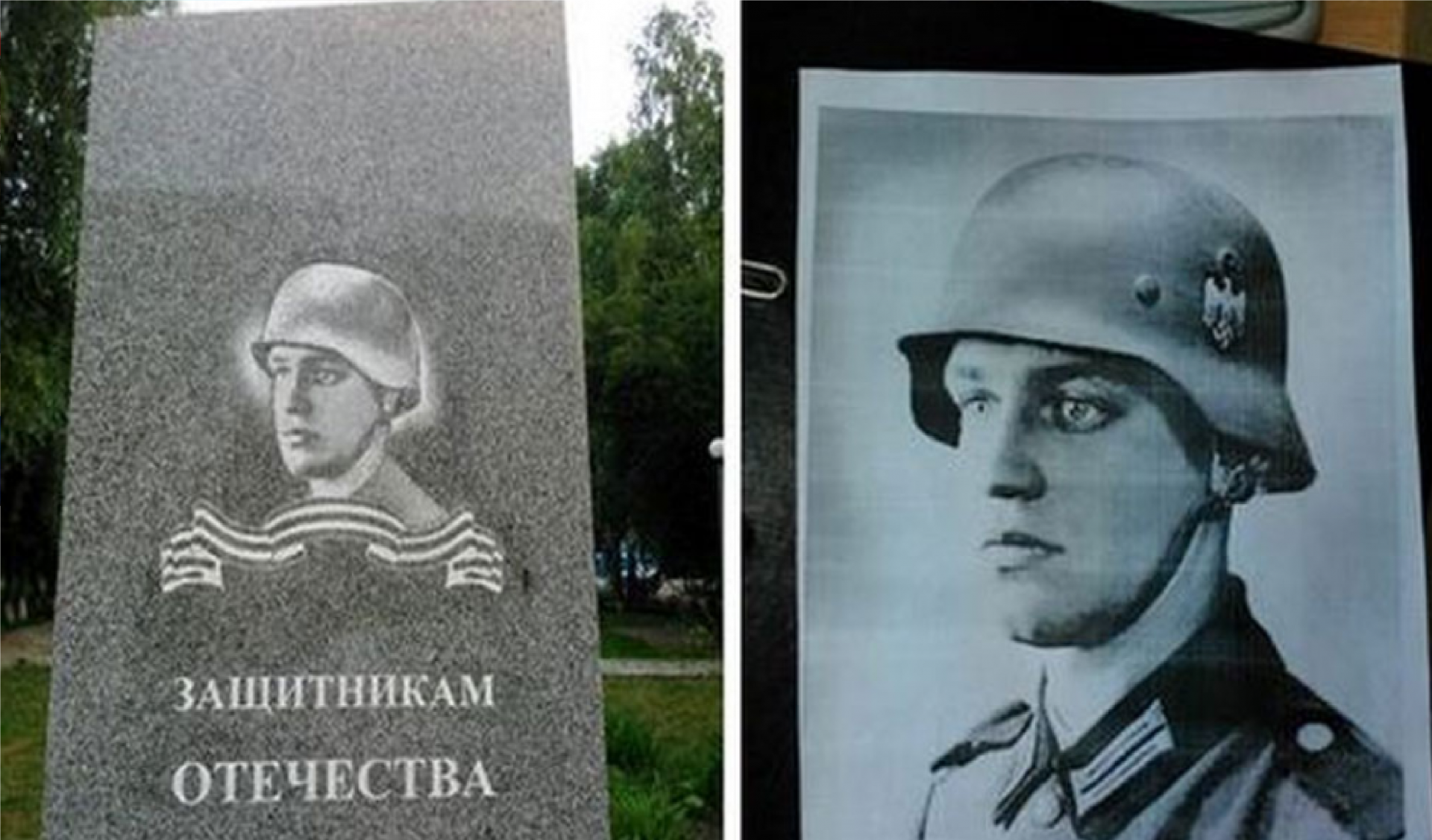 V roce 2015 skupina komunistů v Tobolsku odhalila památník obránců vlasti, která použila Goldbergův ikonický portrét omylem jako obraz vojáka Rudé armády na desce. 