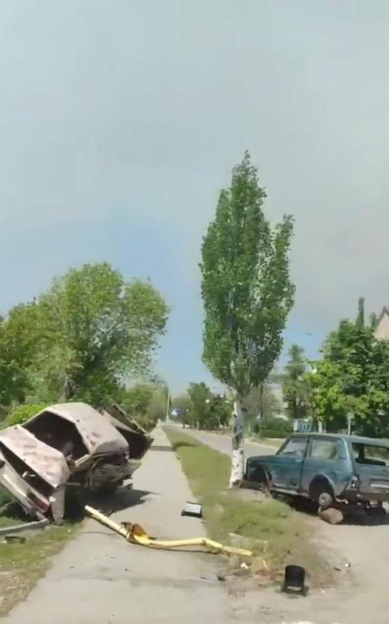 Luhanská oblasť. Následky rozsiahleho ostreľovania obytných oblastí