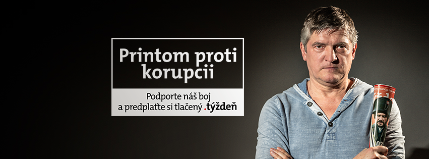 Printom proti korupcii.