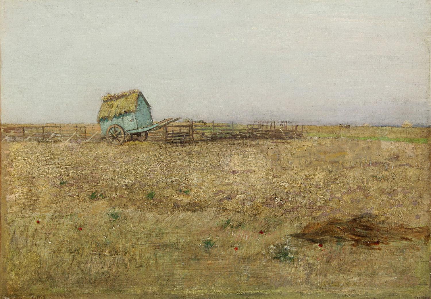 Eugen Jettel: Strnisko so zeleným vozíkom, 1890 – 1897. Oblastní galerie Liberec.