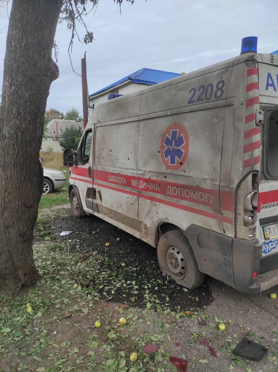 Čuhuiv. Ostreľovaniu sa nevyhli záchranky