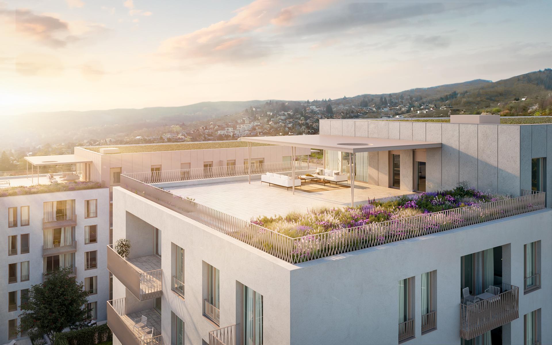 Rezidenčný projekt Terrasy (vizualizácia)