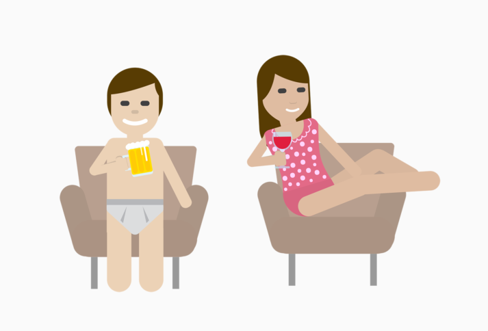 Oficiálne emoji pre kalsarkänni z dielne fínskeho ministerstva zahraničných vecí.