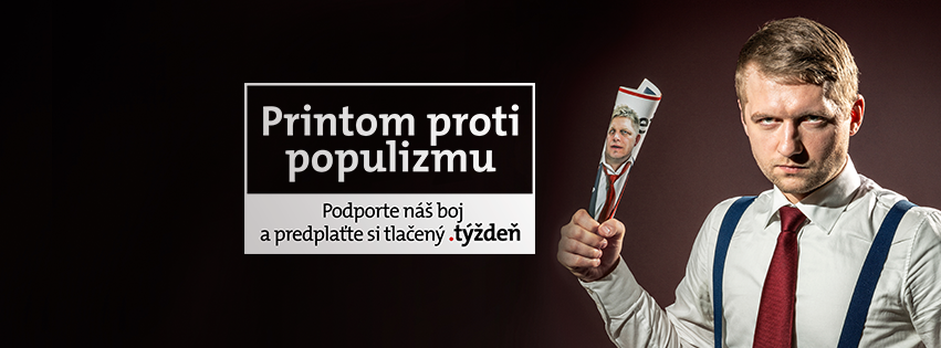 Printom proti populizmu.