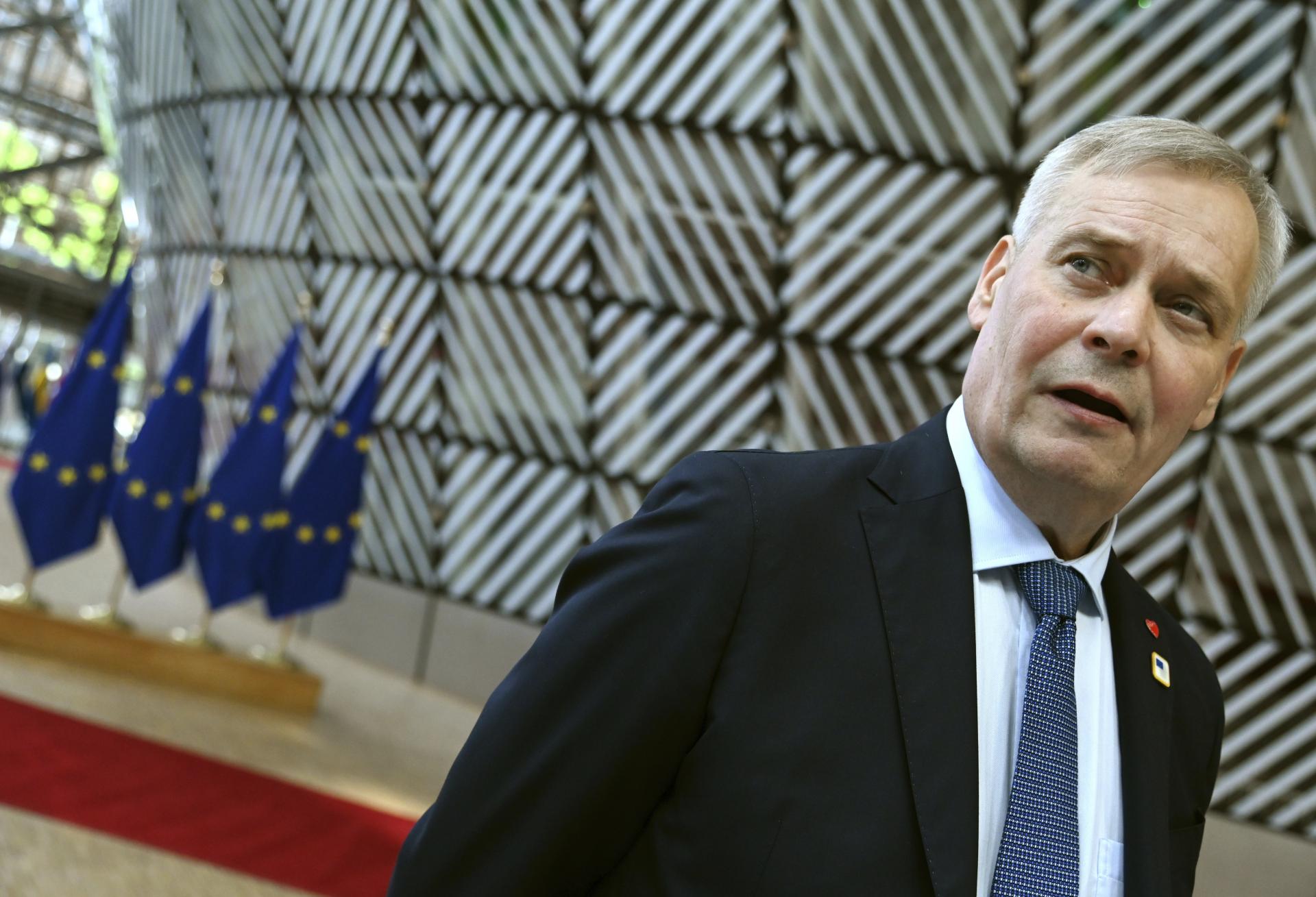 20. jún 2019 Brusel, Belgicko: Fínsky sociálnodemokratický premiér Antti Rinne prichádza na samit lídrov krajín Európskej únie.