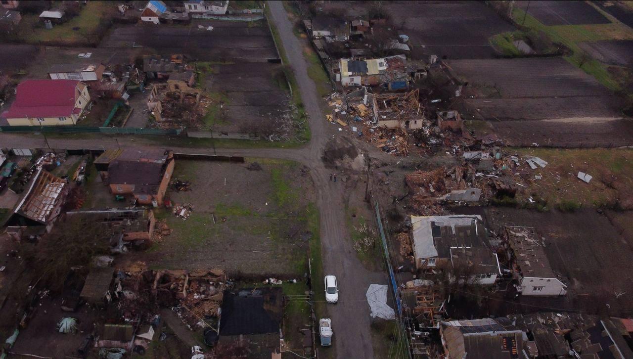 Ivankiv, Kyjevská oblasť. Dôsledky ruskej okupácie a ostreľovania