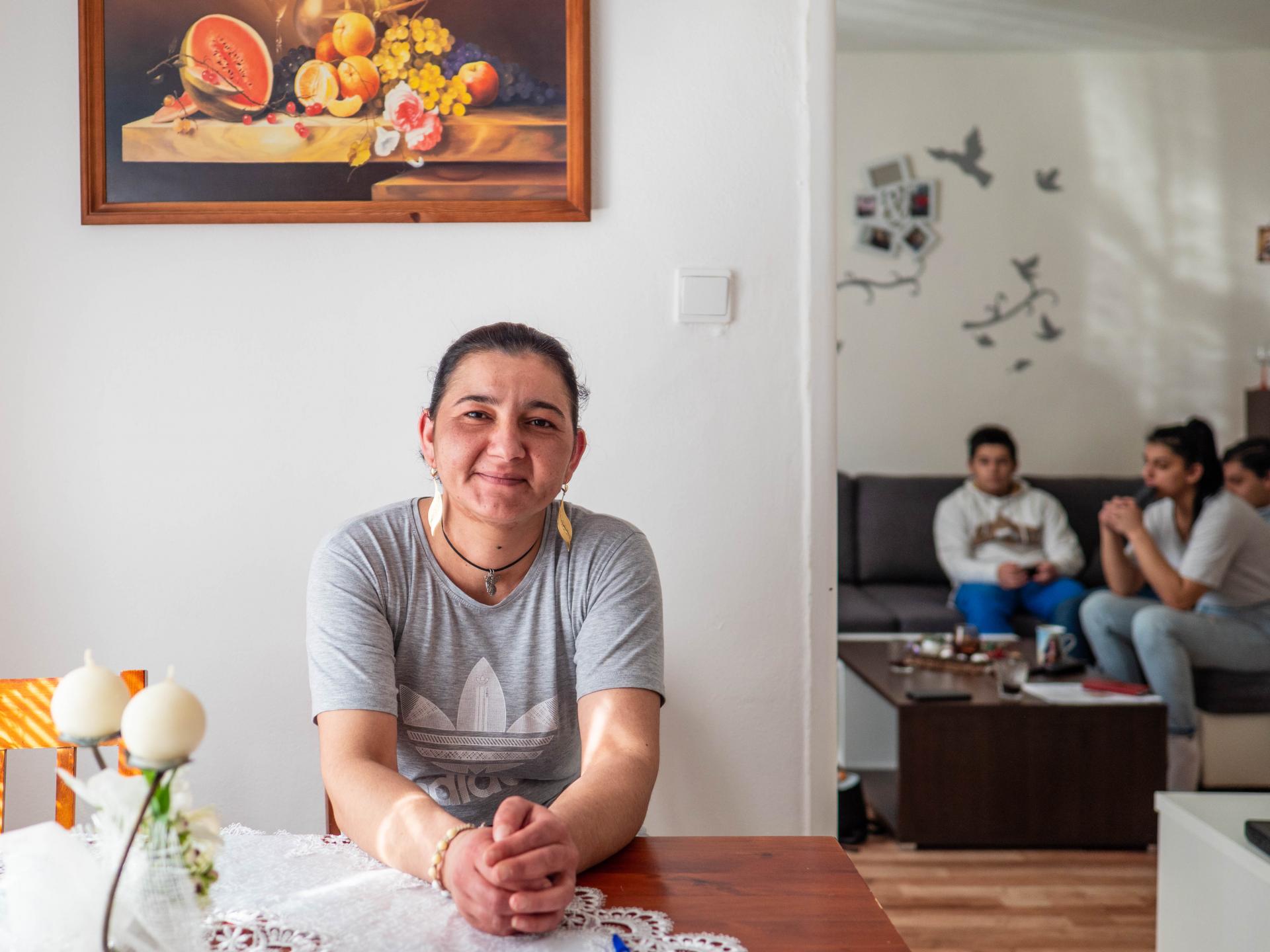 Pani Michaela absolvovala ročný program Chlebodarcu.