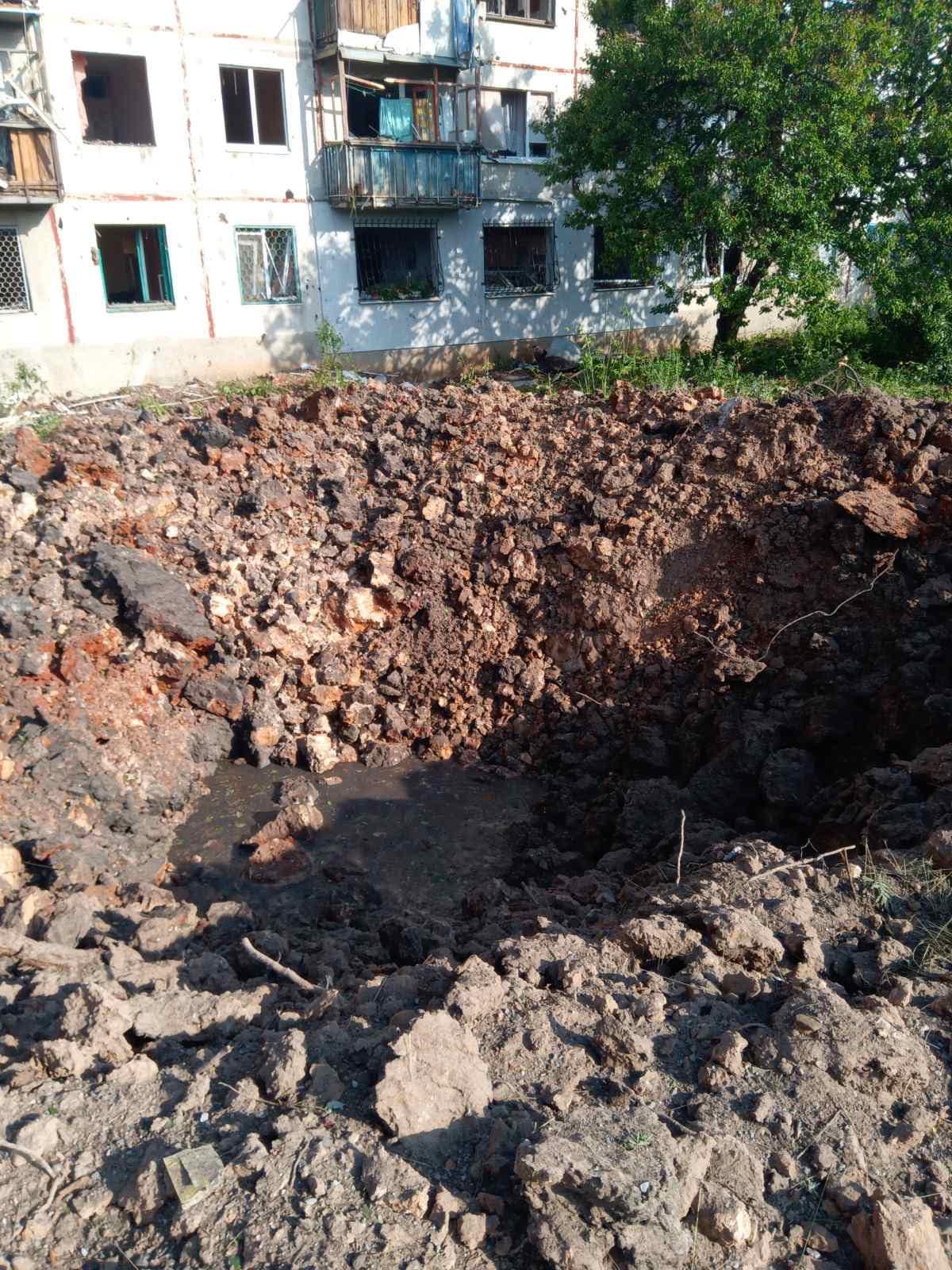 Soledar, dôsledky ostreľovania obytnej budovy