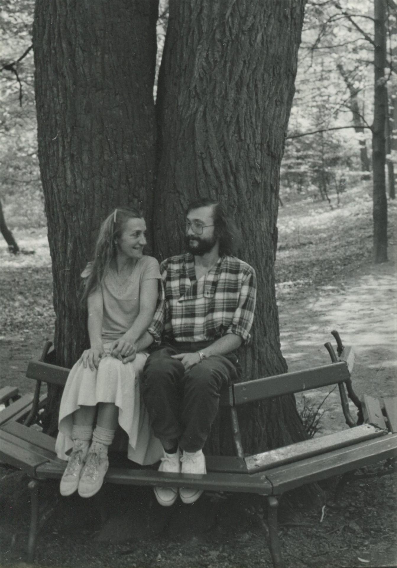 S manželom, horský park, 1986.