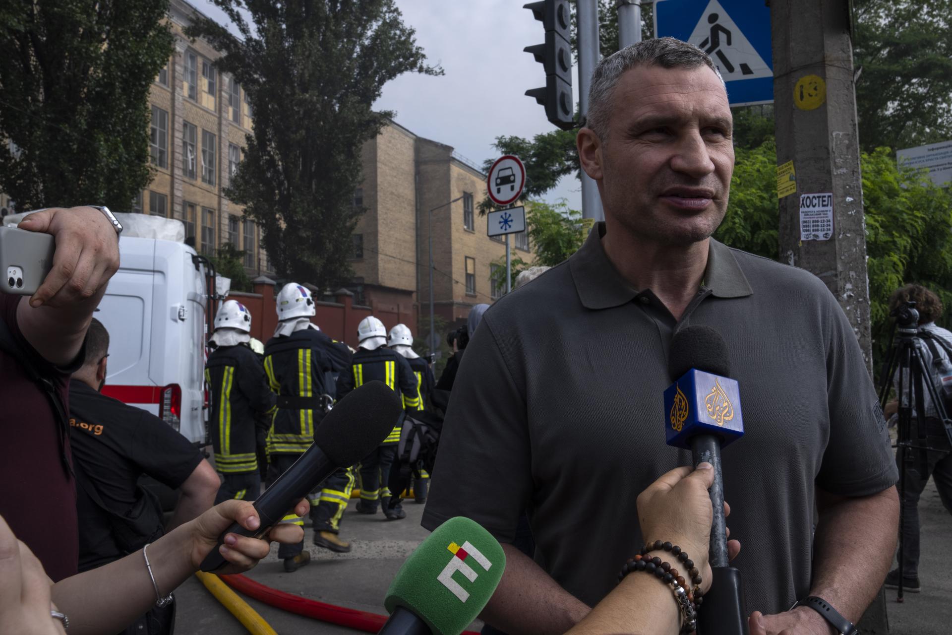 Primátor Kyjeva Vitalij Kličko