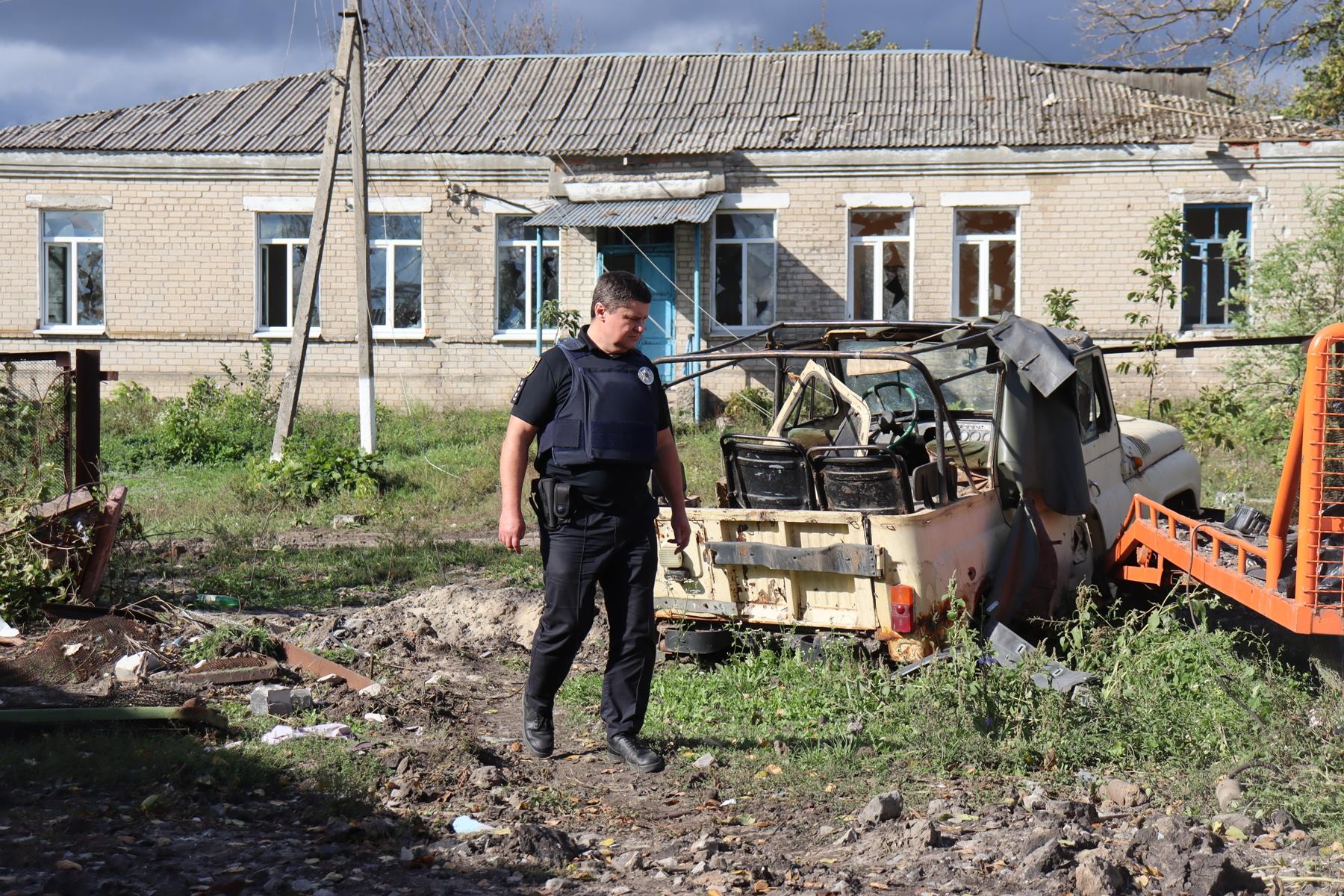 Datovanie zločinov v meste Kupjansk políciou (3).