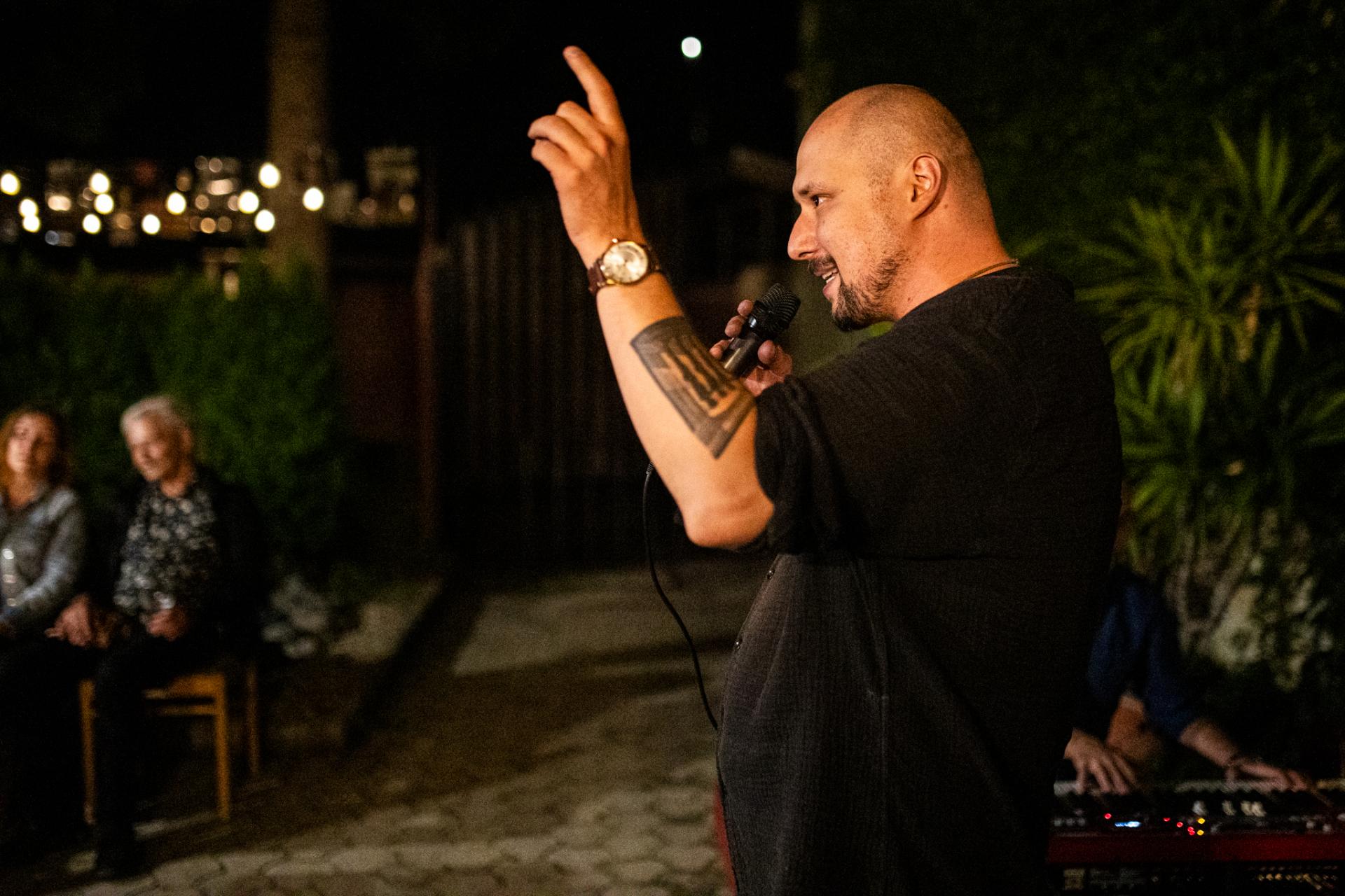 Vystúpenie Tomáša Straku na festivale Gelnické iluminácie