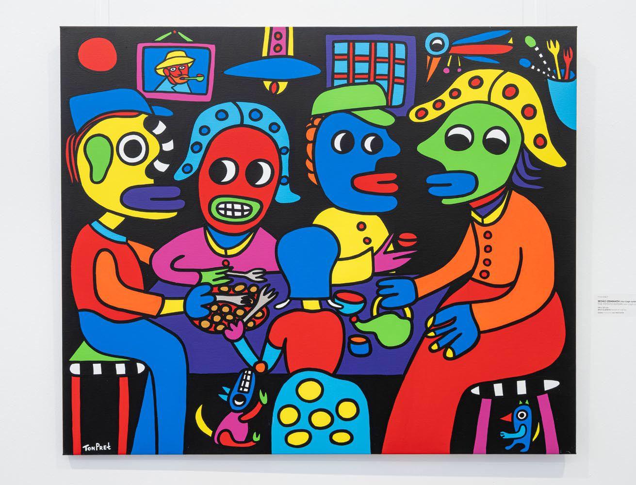 Jedáci zemiakov 2.0 sú poctou rovnomennému dielu slávneho Vincenta van Gogha. 