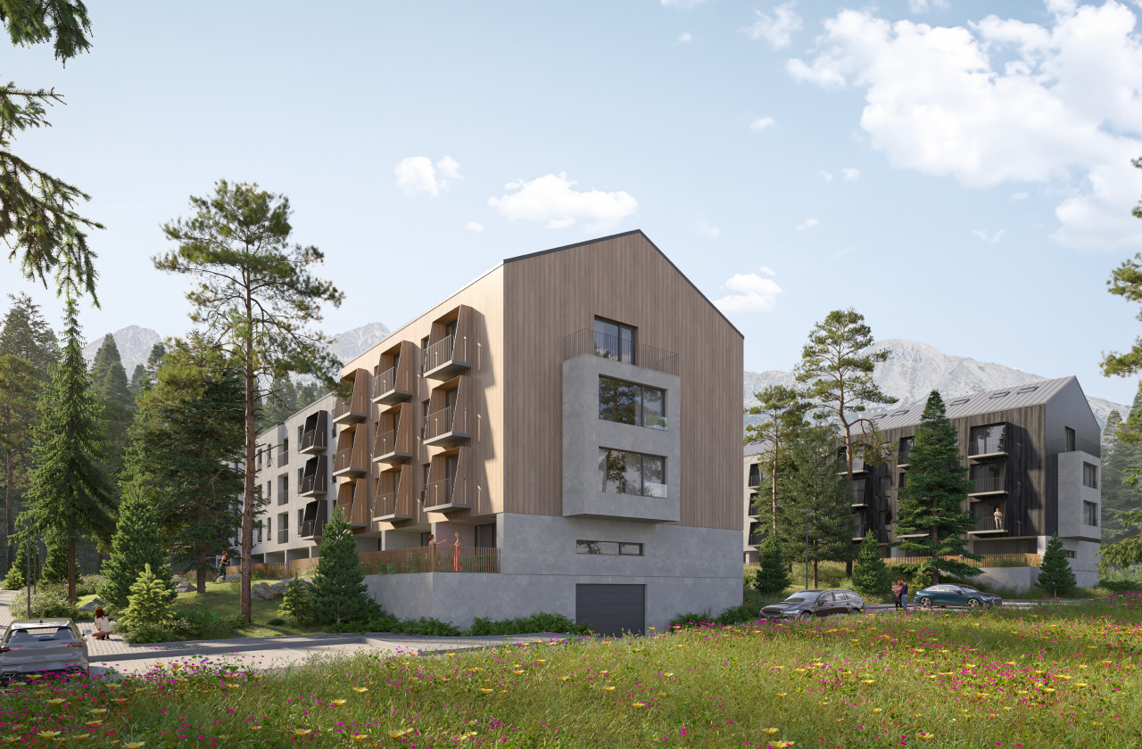 Gerlach Rezort –1.etapa rekreačného projektu vo Vysokých Tatrách, aktuálne v predaji.