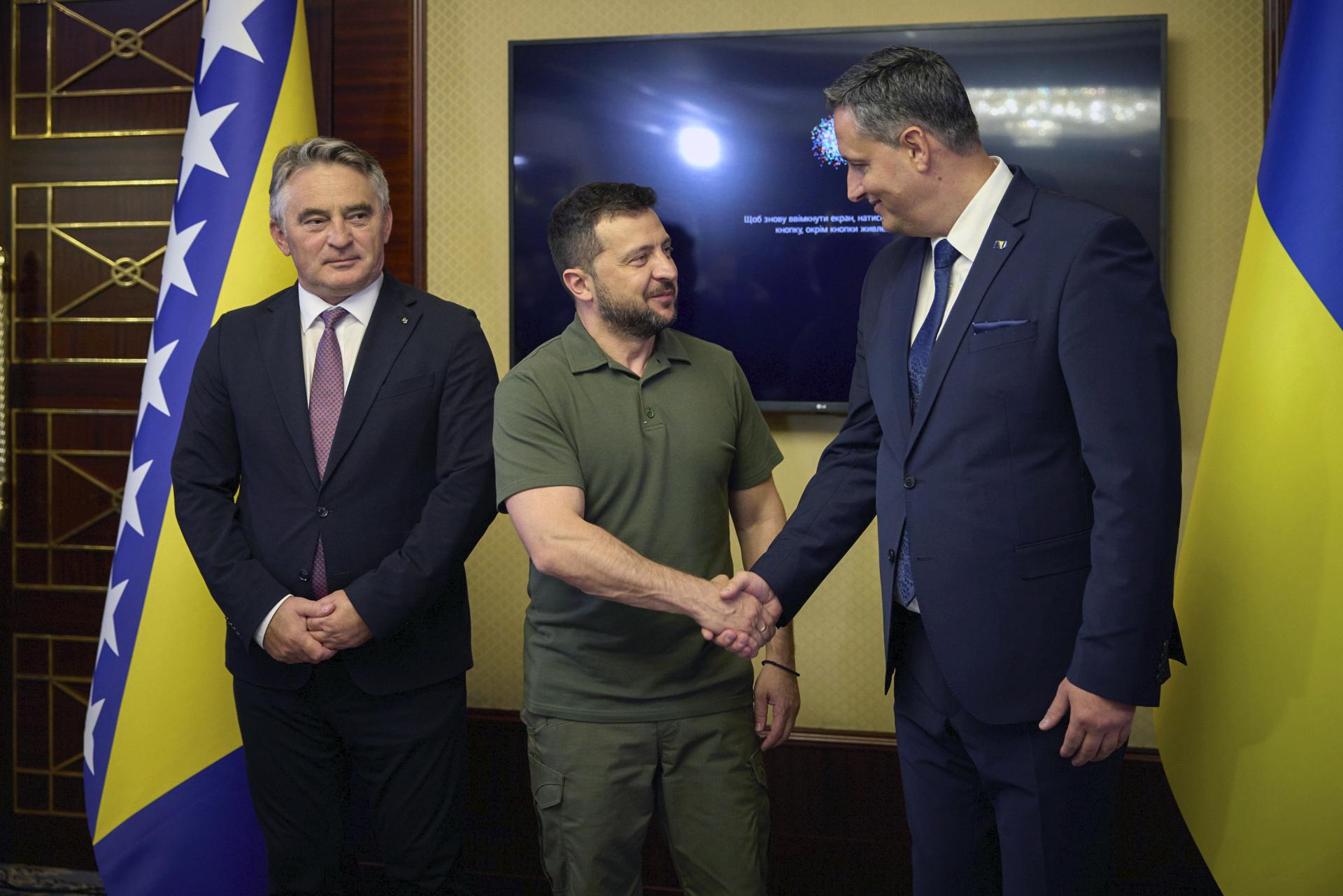 Zástupcovia Bosny a Hercegoviny na oficiálnej návšteve Kyjeva.