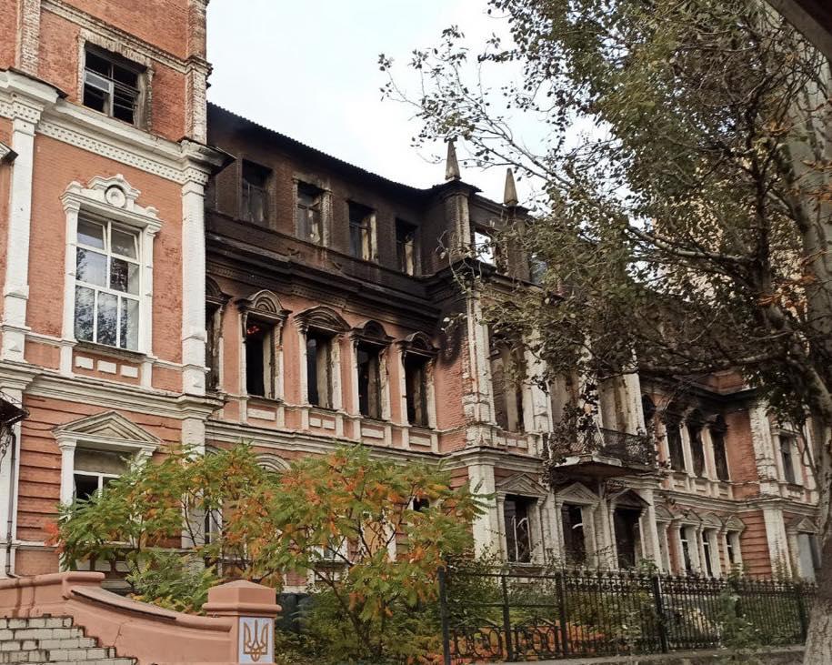 Bachmut, Donecký región. Výsledok ostreľovania