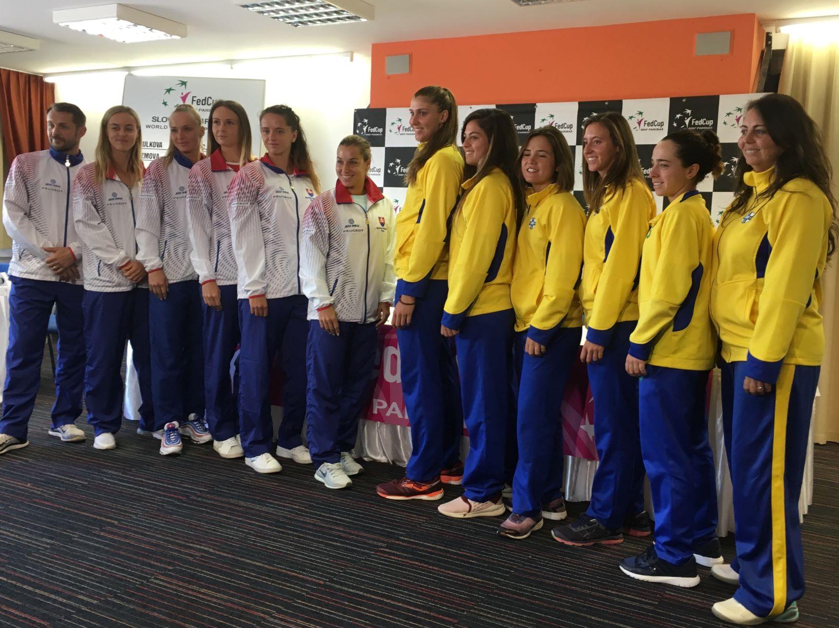 Slovenský vs. brazílsky tenisový tím