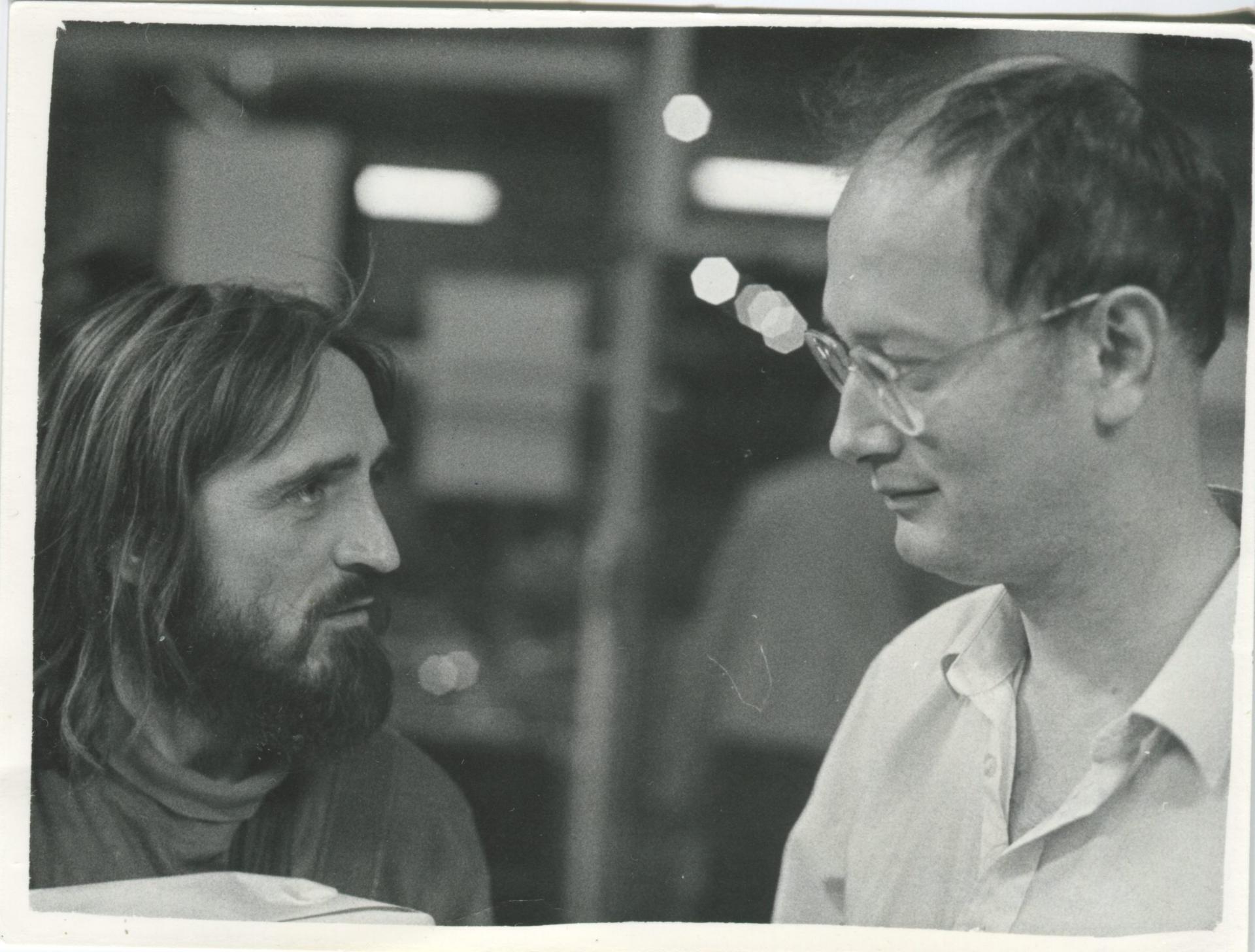 Otis Laubert (vľavo) a Etienne Cornevin v Brne v 80. rokoch.