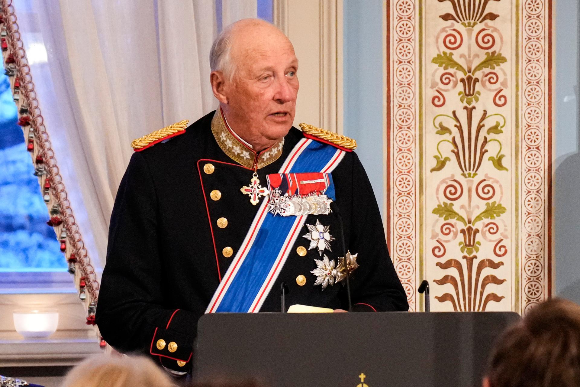 Zosnulý kráľ Harald V.