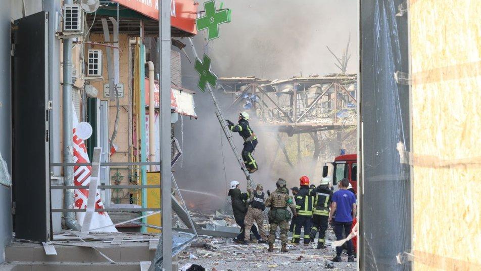 Záchranné akcie v Charkove