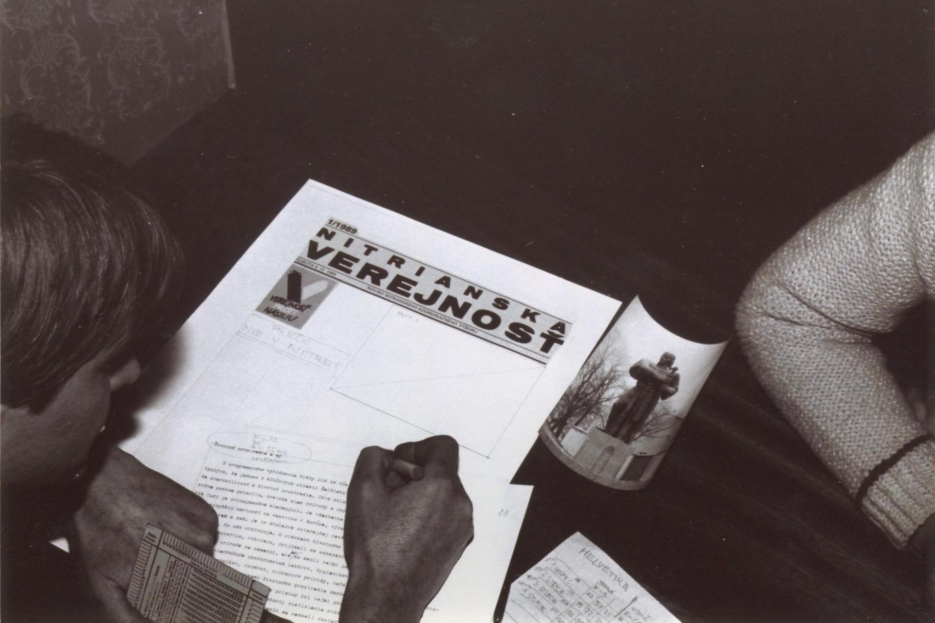 Jedno z prvých čísel Nitrianskej verejnosti.