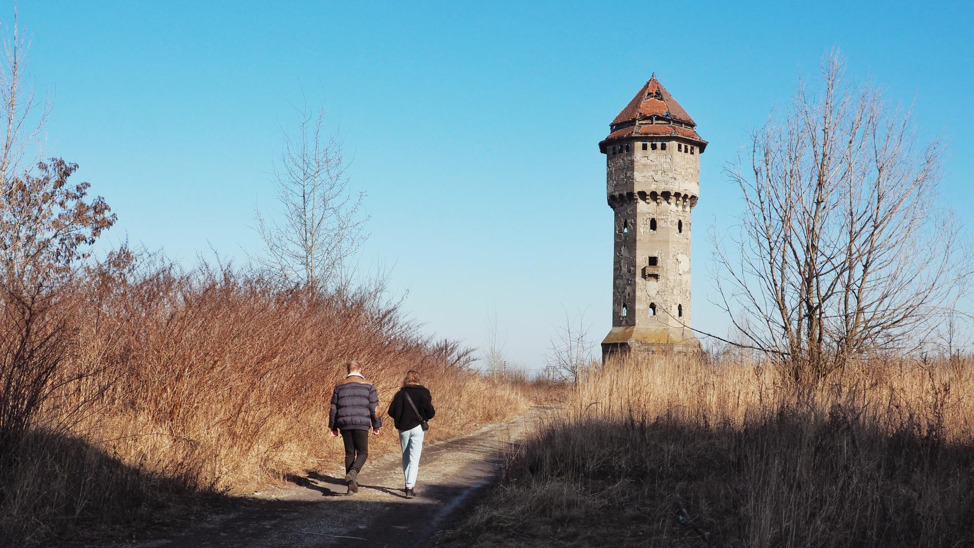 Vodná veža zinkovne Uthemann.
