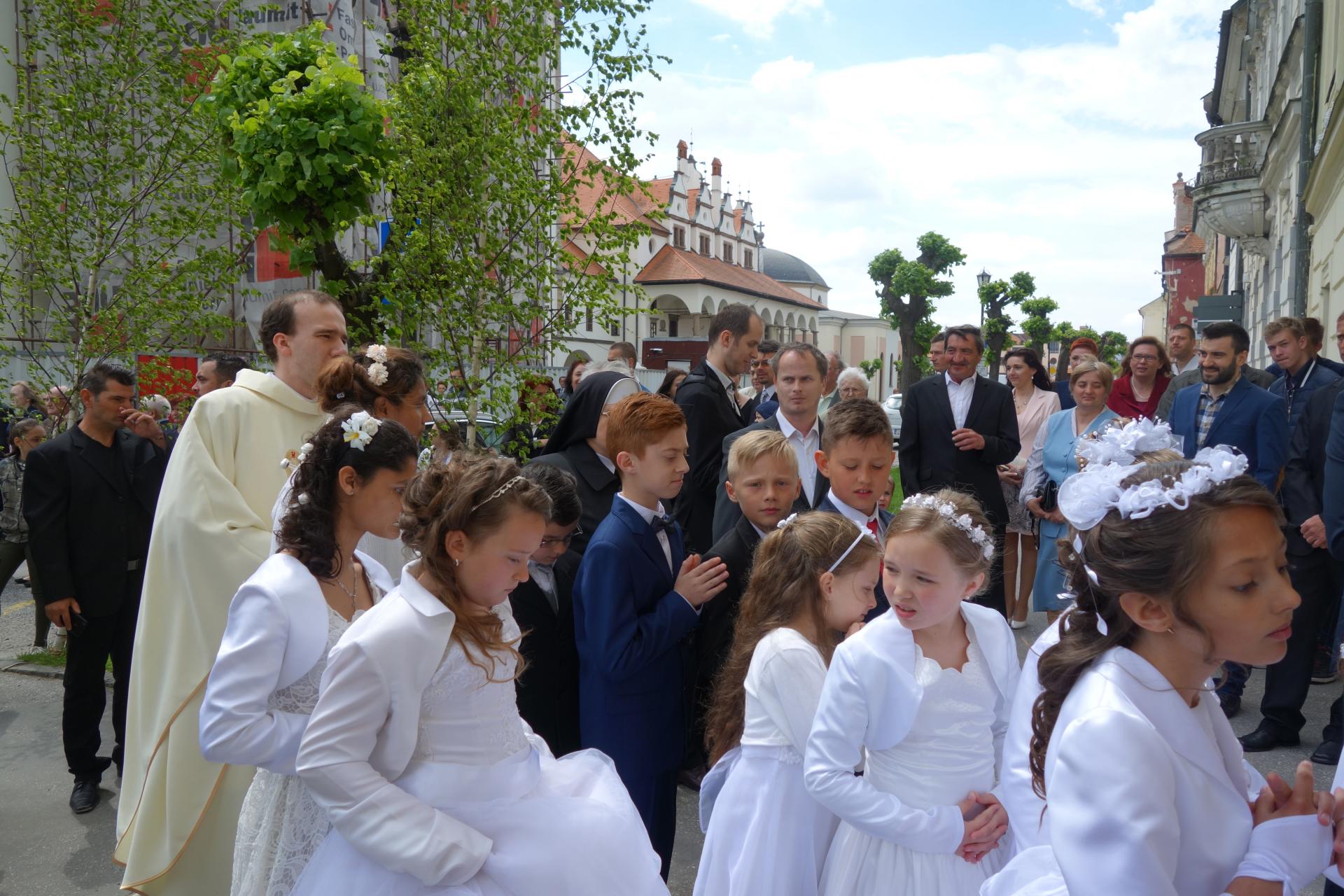 Prvé sv. prijímanie v Levoči.