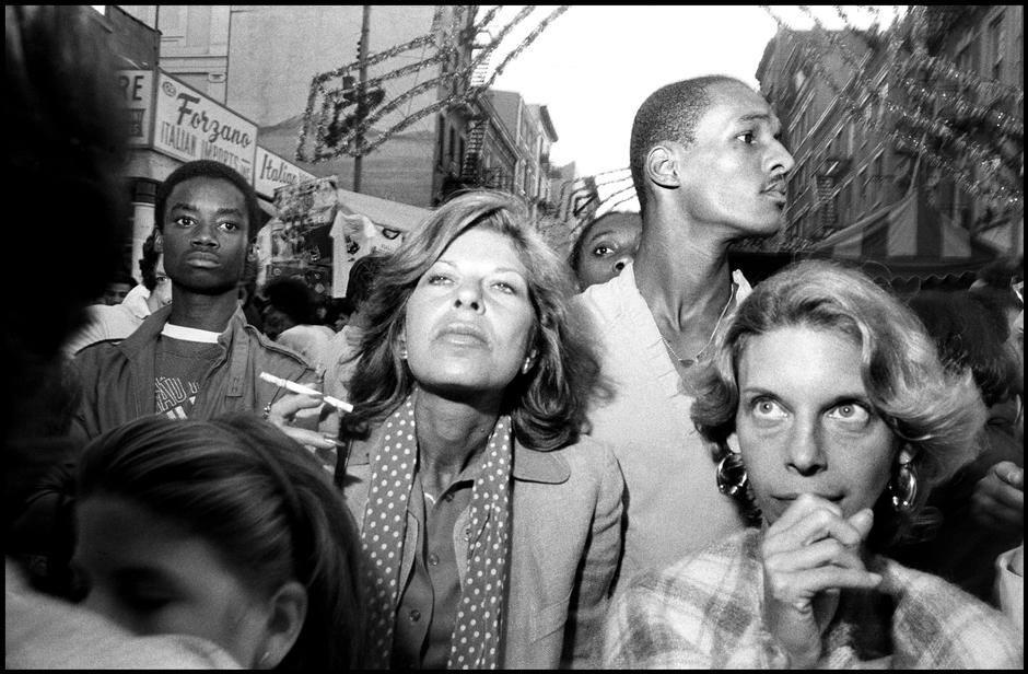 USA. New York City. 1984. Feast of San Gennero, Little Italy.