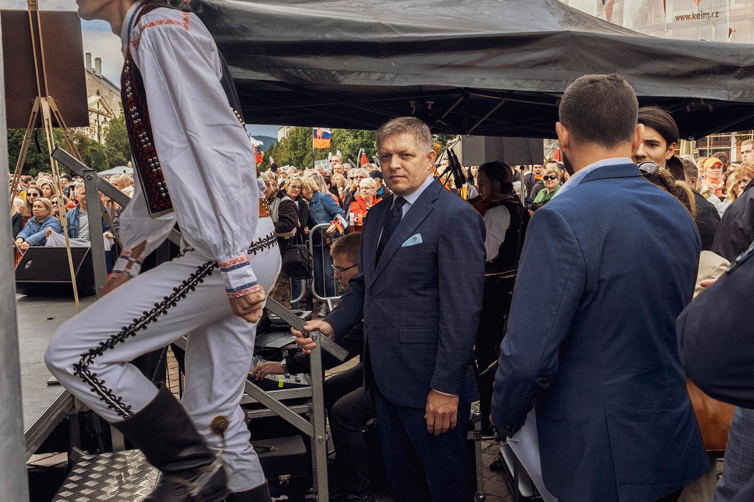 1. september 2021 Košice: Robert Fico zorganizoval na Deň Ústavy protest proti súčasnej vláde a proti pandemickým opatreniam.