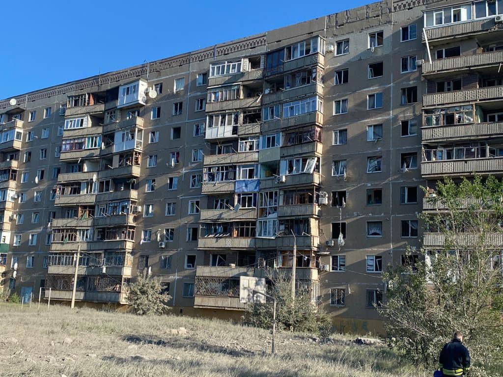 Dôsledky ostreľovania v Kramatorsku