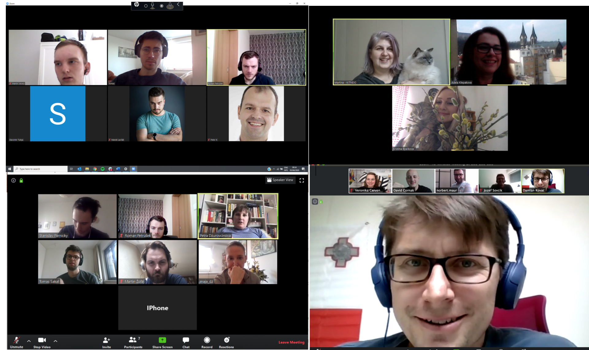 Aj takto medzi sebou komunikovali účastníci a účastníčky hackathonu, v rámci ktorého riešili problémy a výzvy, ktoré so sebou priniesla pandémia COVID-19.