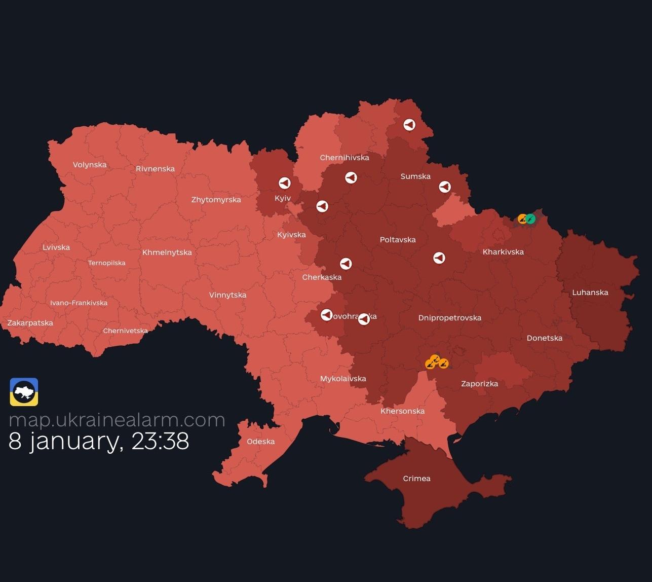 Útoky v prvý večer príchodu