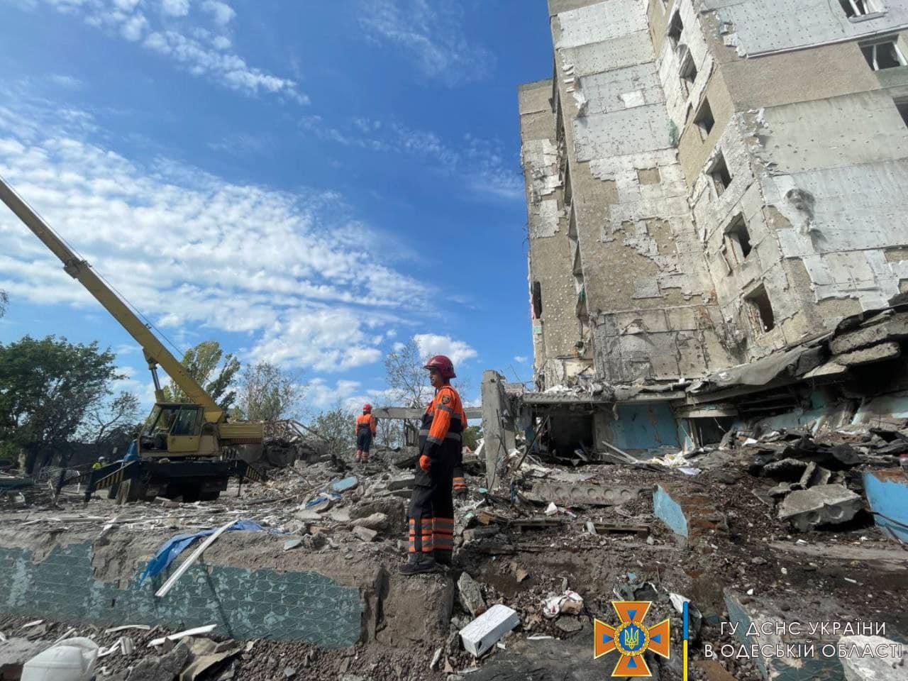 Odeský región, v ktorom záchranári stále pracujú na eliminácií dôsledkov bombardovania