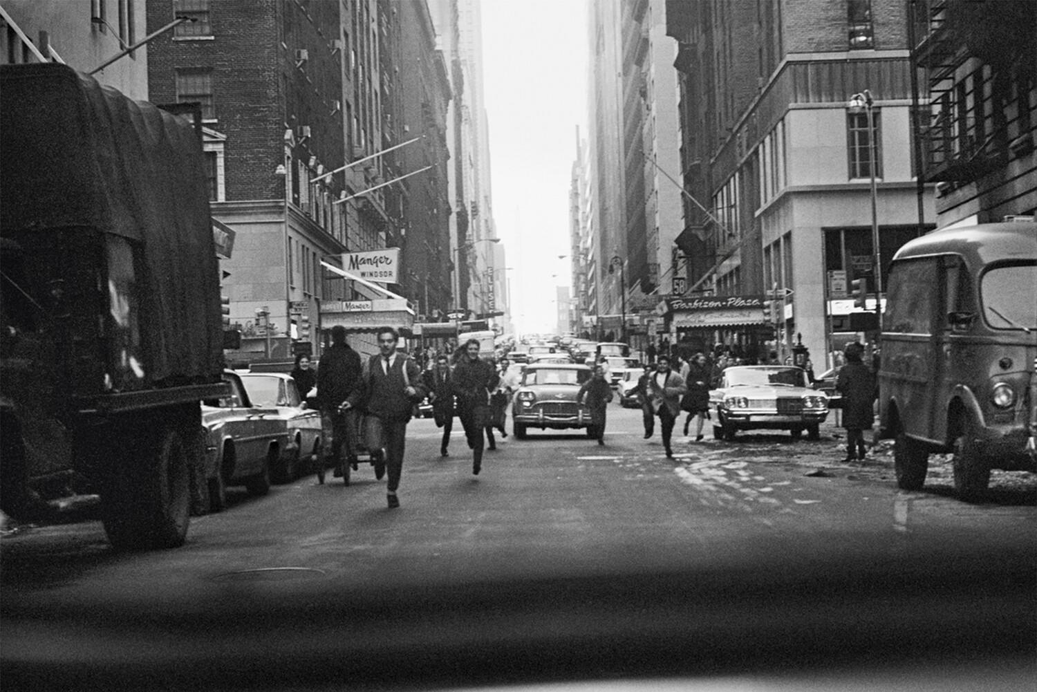 Paul McCartney, West 58th Street, Crossing 6th Avenue, New York, February 1964