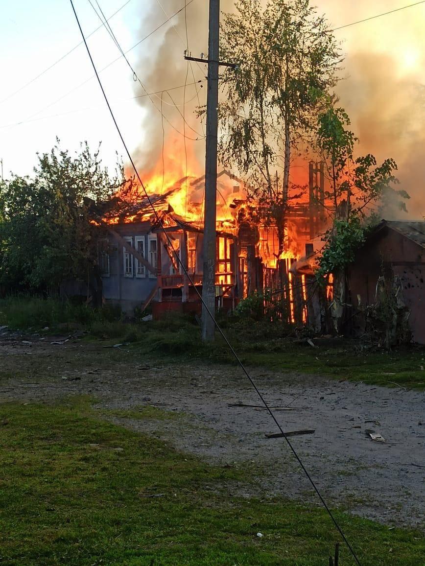 Požiar rodinného domu v Sumskom regióne