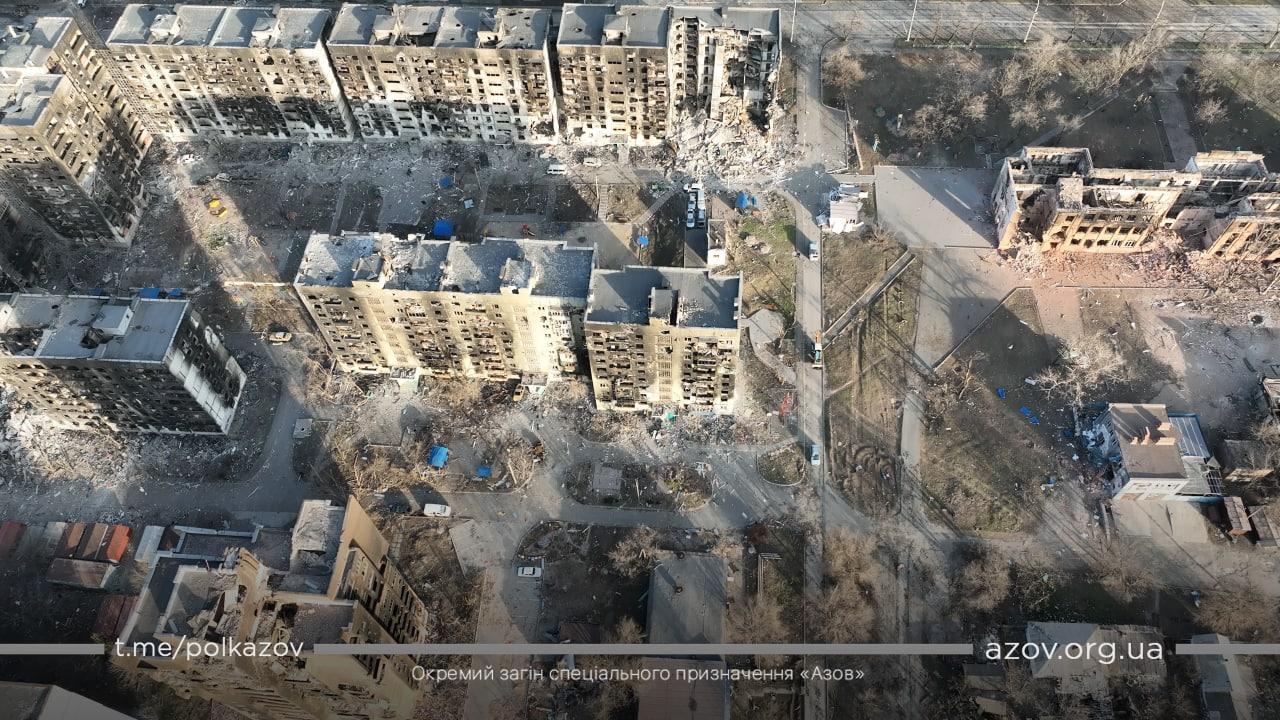 Azda najviac postihnuté mesto plošným bombardovaním - Mariupoľ 