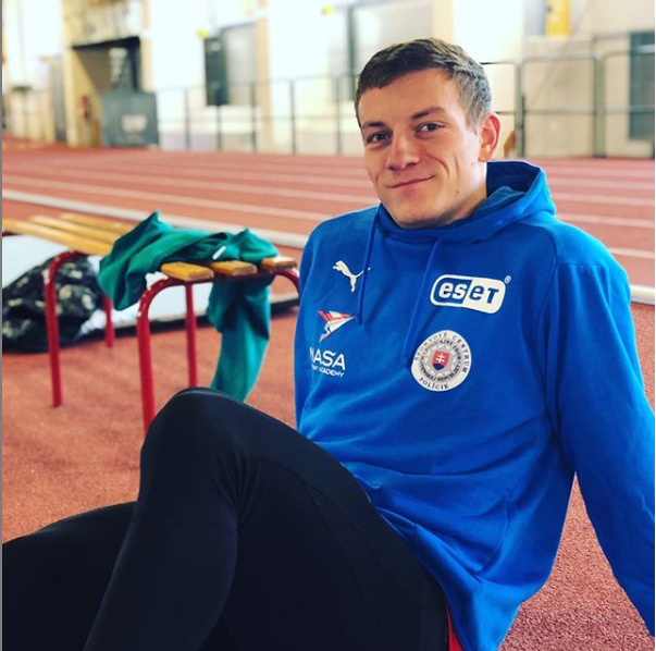 Medailista Ján Volko.