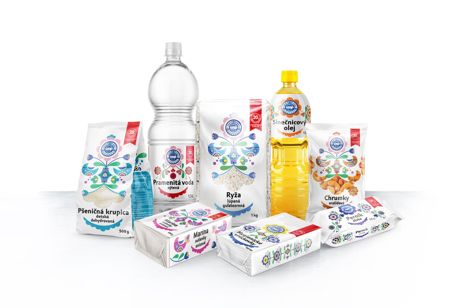 Maloobchodná sieť prostredníctvom folklórneho motívu zdôraznila spätosť so Slovenskom, tradíciami a ľudovou kultúrou.