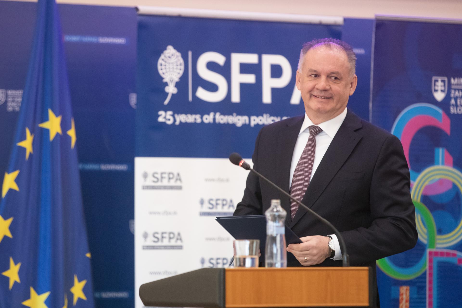 Andrej Kiska hovoril na konferencii aj o populizme slovenských politikov.