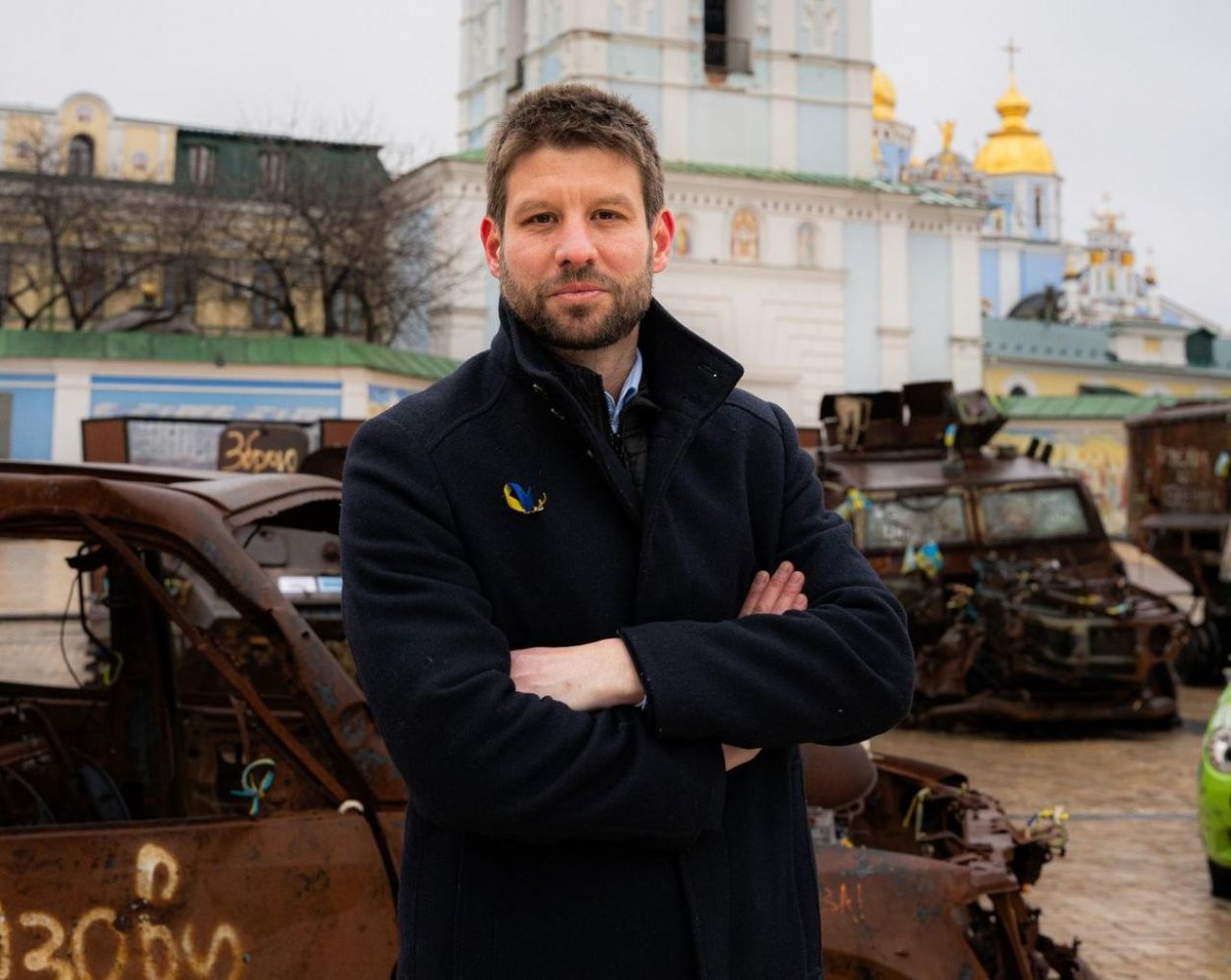 Delegácia PS s Michalom Šimečkom je v Kyjeve